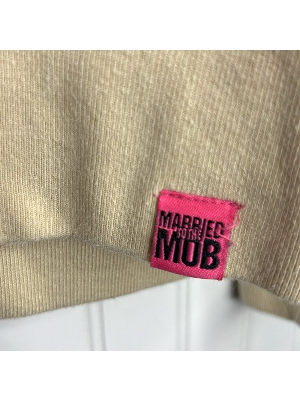 Married to the Mob Logo Sweat Shirt Size Small - Picture 4 of 10